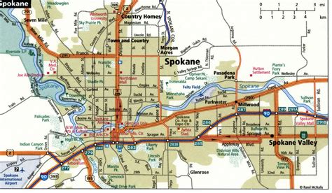 spokane city map|My Map .